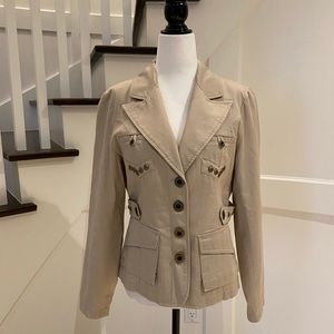 ** 3 FOR $35 DEAL + FREE SHIPPING ** Military-Inspired Jacket - 100% Cotton